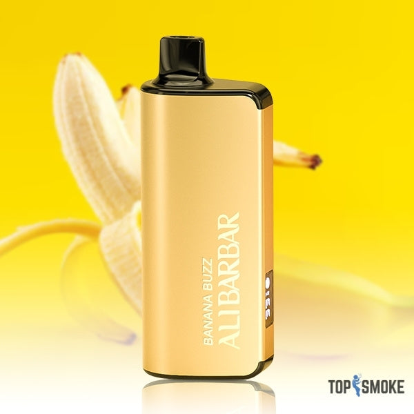 Alibarbar Banana Buzz 9000 Puffs Vape – Authentic Disposable Device - Top Smoke